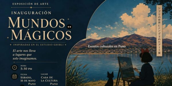 «MUNDOS MÁGICOS» – Exposición inspirada en Studio Ghibli 🌟